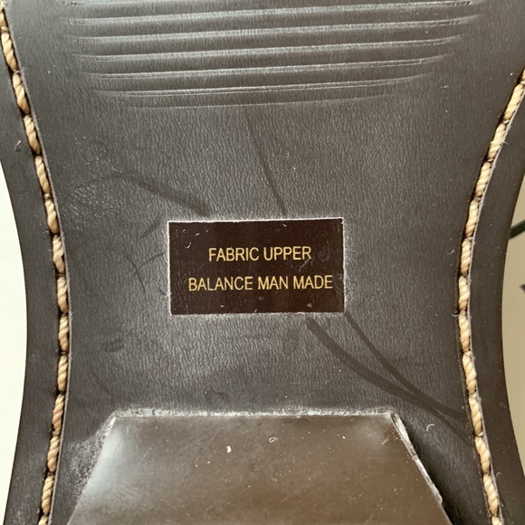 LOFT Brown Karin Canvas Slide Sandals Size 6.5 - Picture 9 of 15